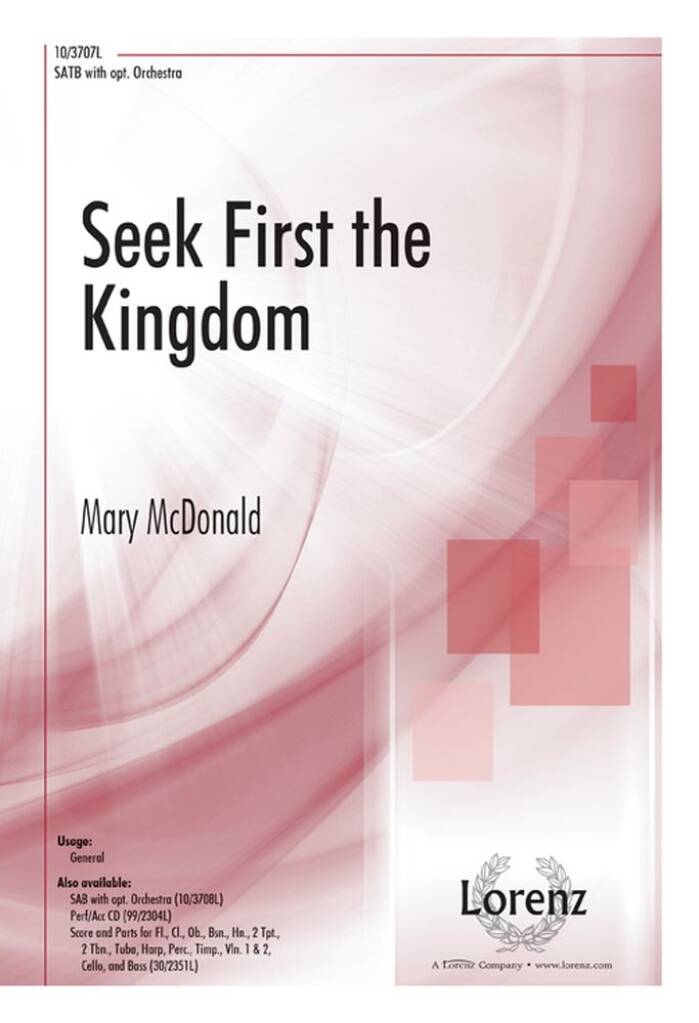 Seek First The Kingdom