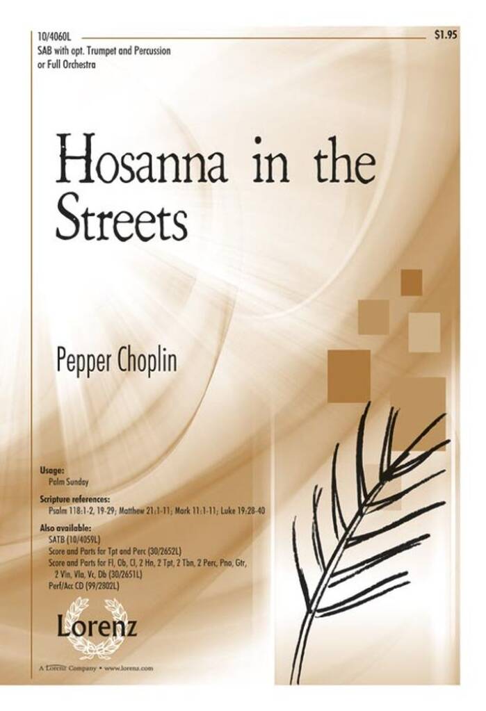 Hosanna In The Streets
