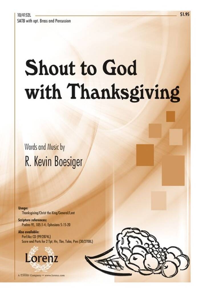Shout To God With Thanksgiving