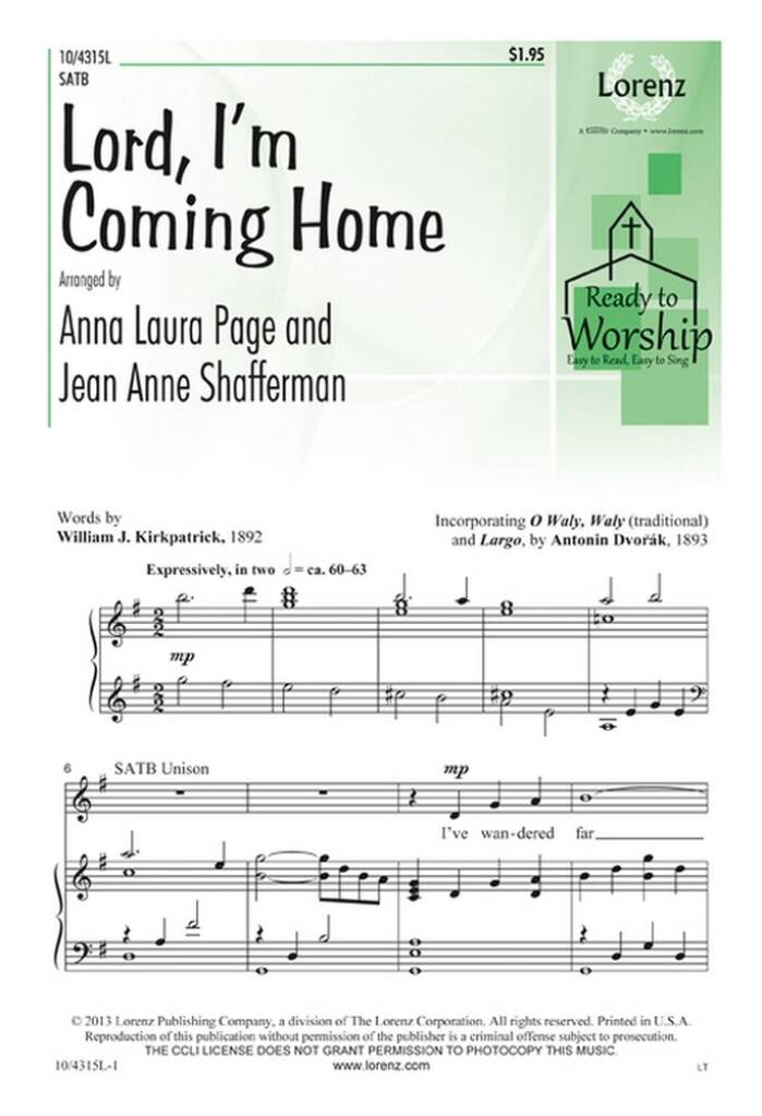 Lord, I'm Coming Home
