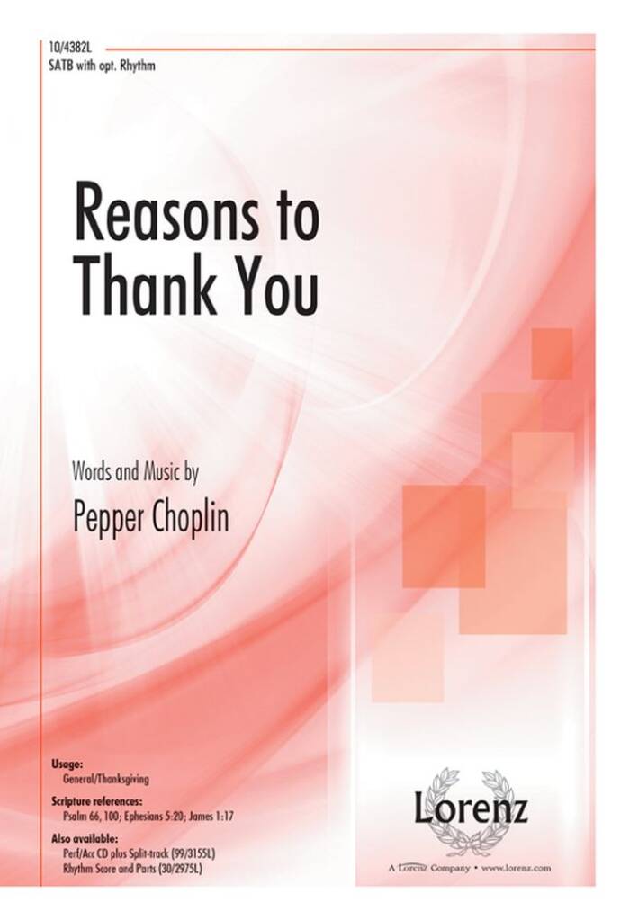 Reasons To Thank You
