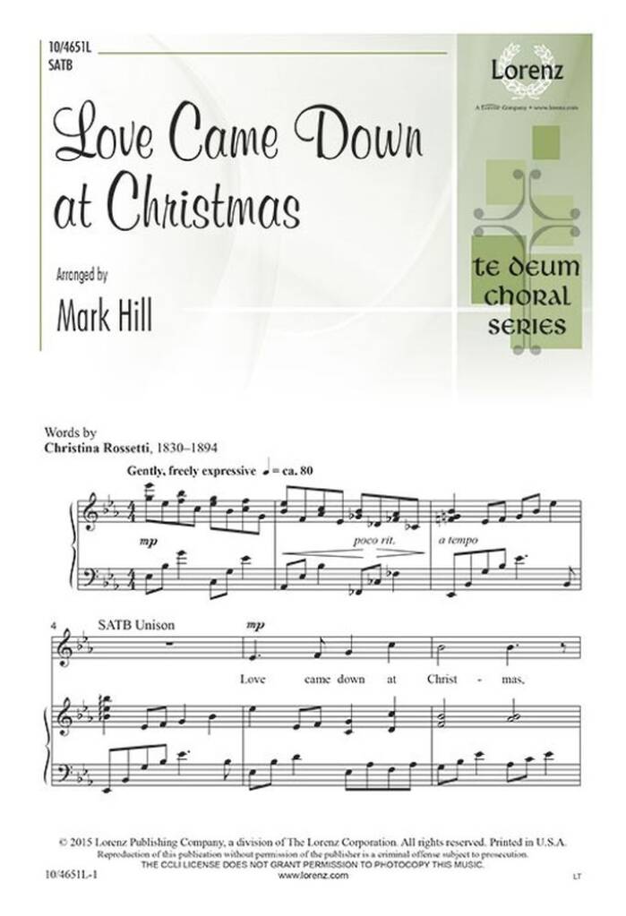 Love Came Down At Christmas
