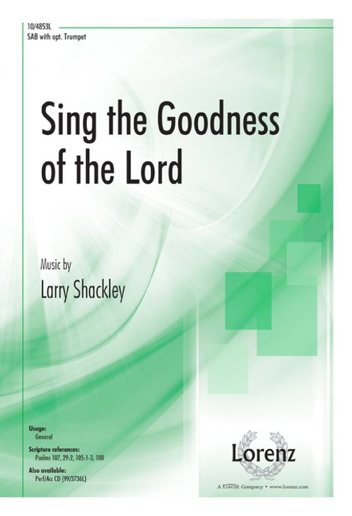 Sing The Goodness Of The Lord