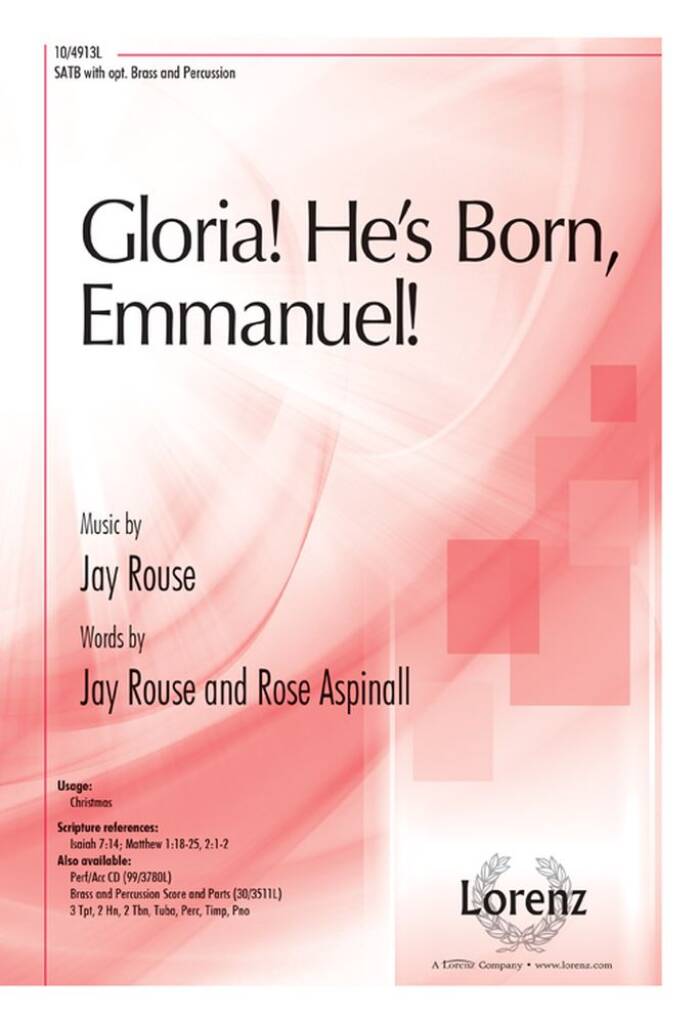 Gloria! He?S Born, Emmanuel!