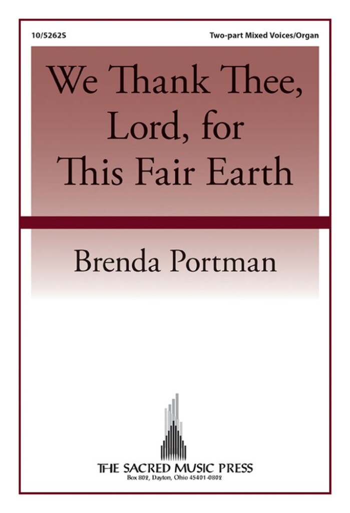We Thank Thee, Lord, for This Fair Earth