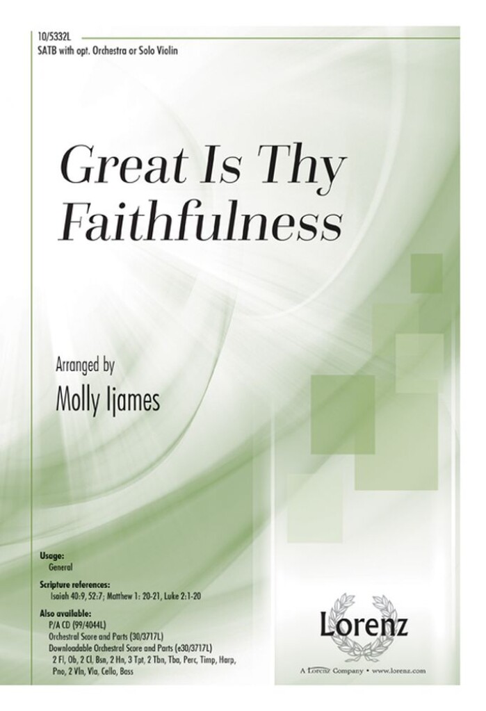 Great Is Thy Faithfulness