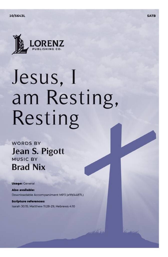 Jesus, I am Resting, Resting