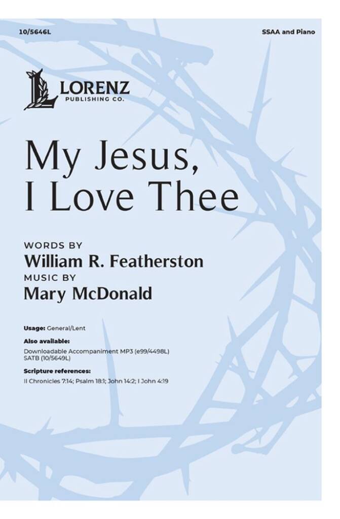 My Jesus, I Love Thee