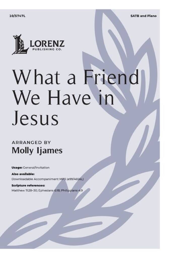 What a Friend We Have In Jesus