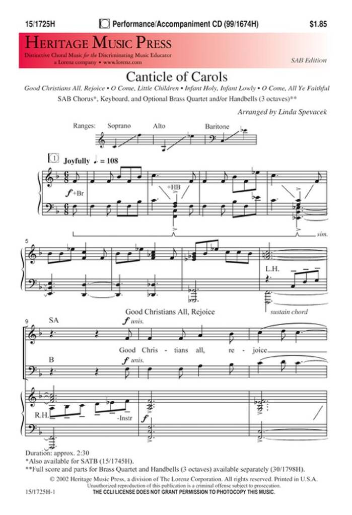 Canticle Of Carols