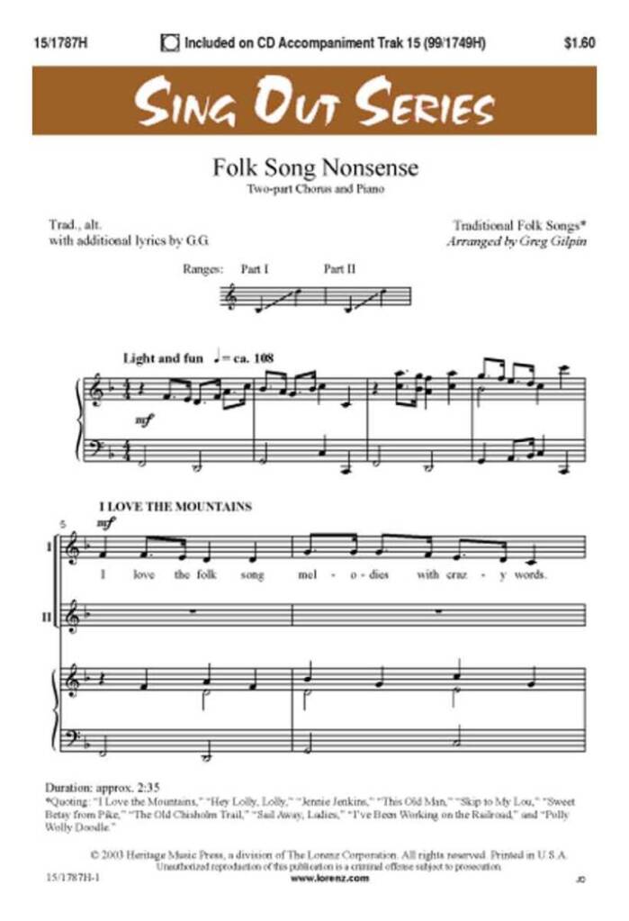 Folk Song Nonsense