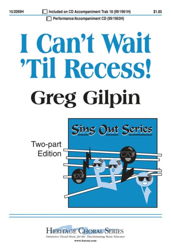 I Can't Wait 'til Recess!
