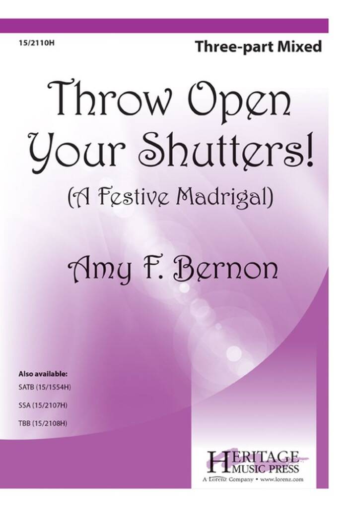 Throw Open Your Shutters!