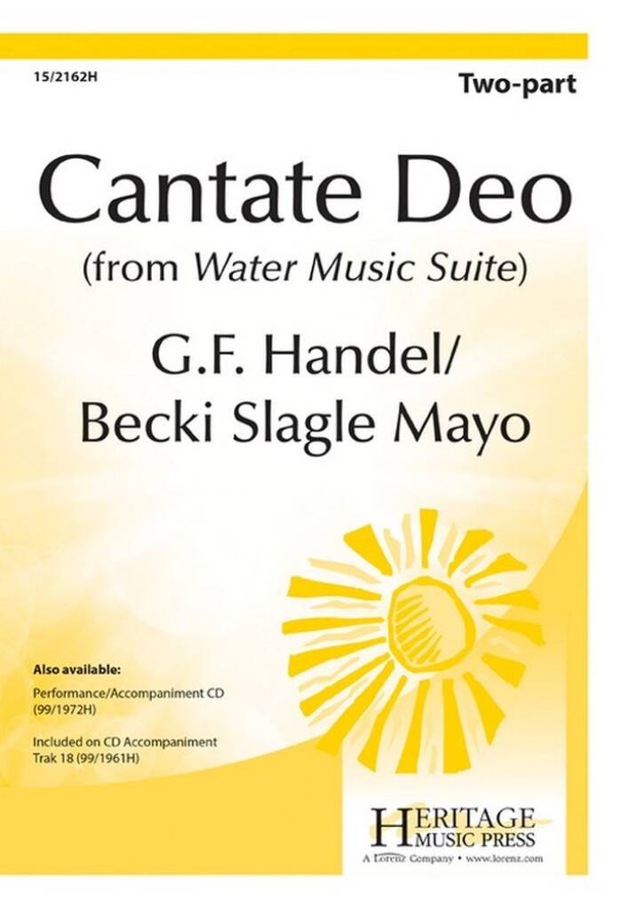 Cantate Deo (From Water Music Suite)