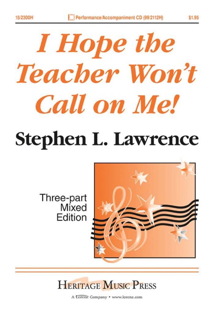 I Hope The Teacher Won't Call On Me!