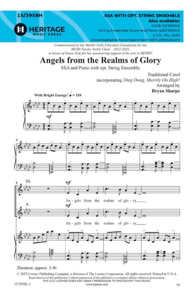 Angels from the Realms of Glory