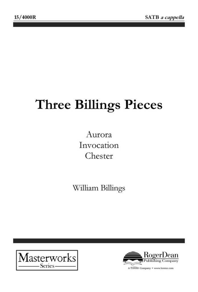 Three Billings Pieces