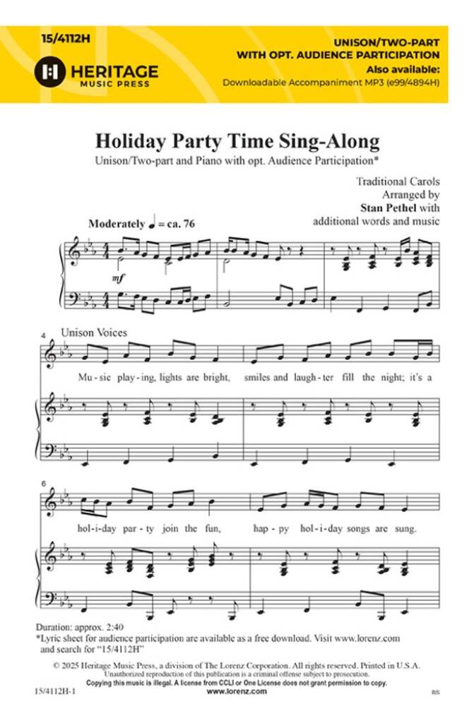 Holiday Party Time Sing-Along