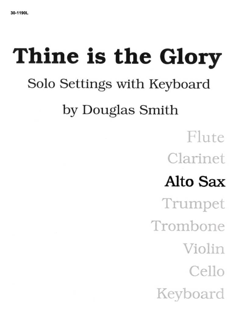 Thine Is The Glory