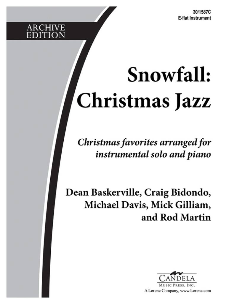 Snowfall Christmas Jazz E-flat Inst