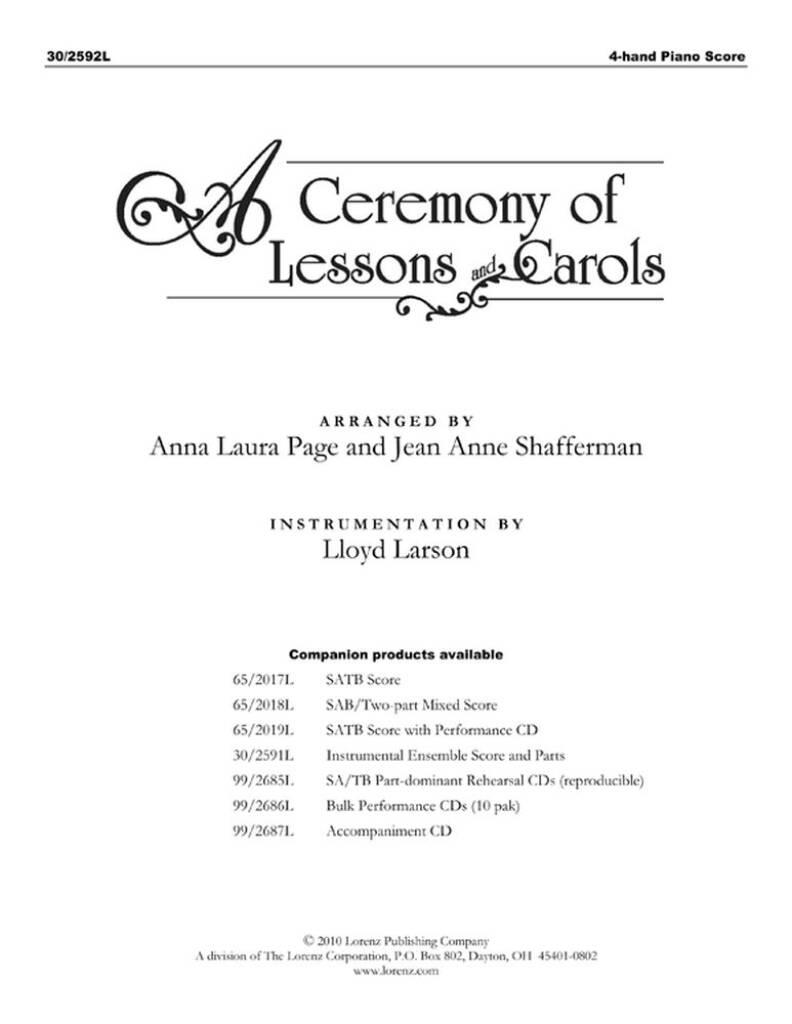 A Ceremony Of Lessons and Carols