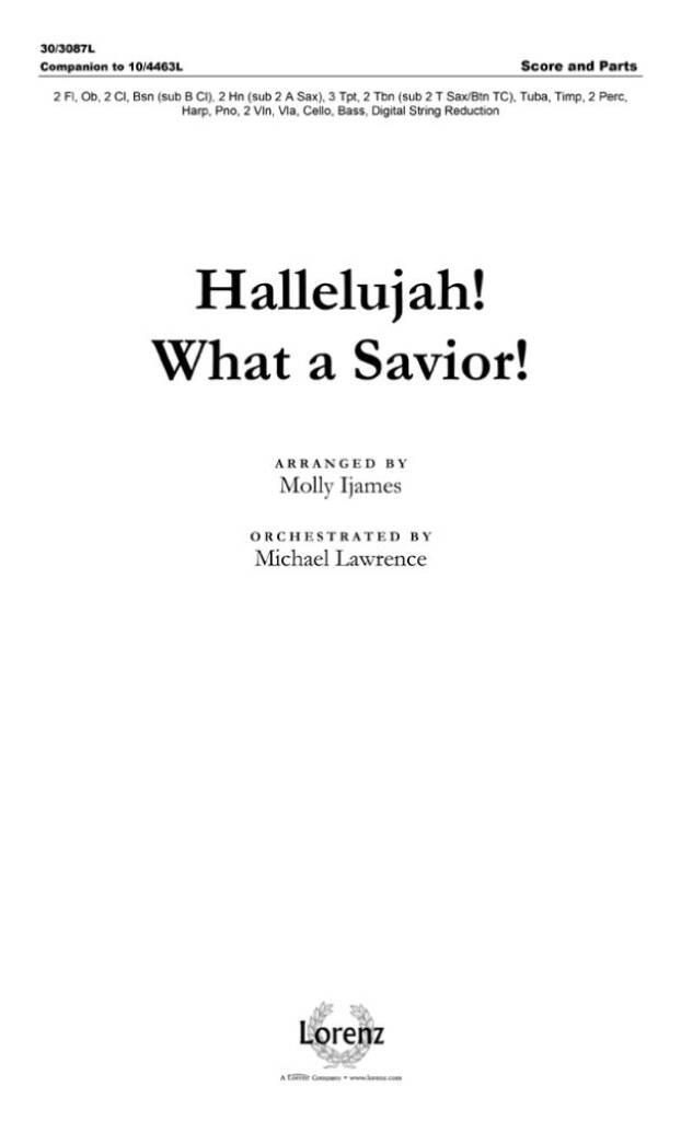 Hallelujah! What A Savior!