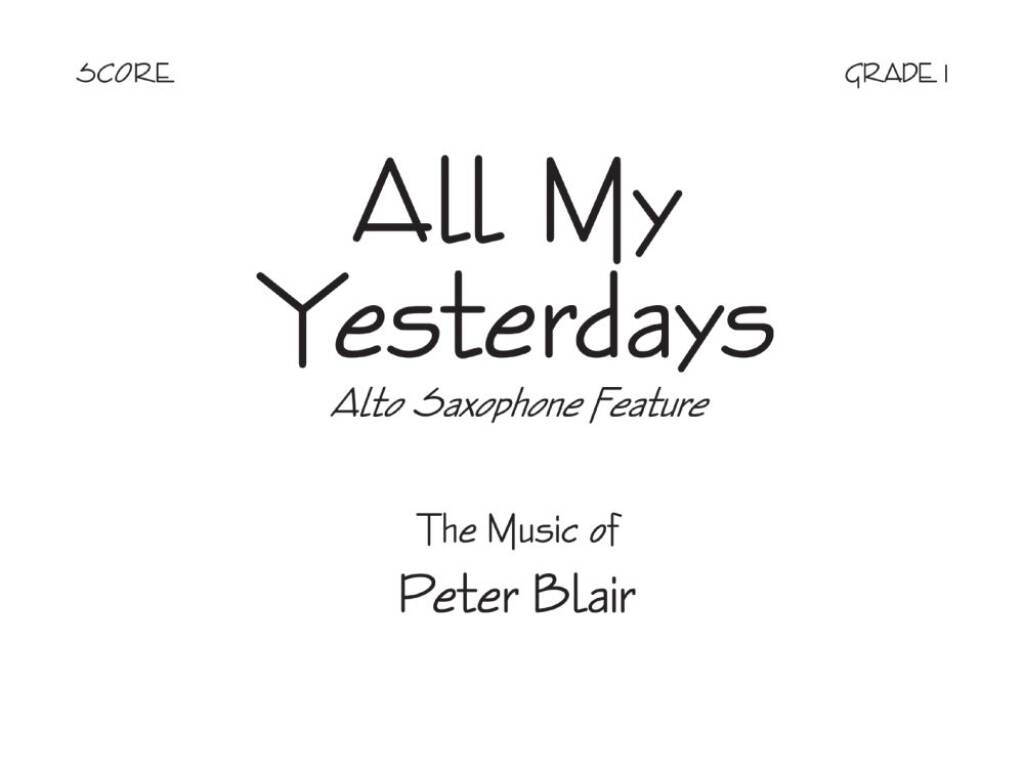 All My Yesterdays