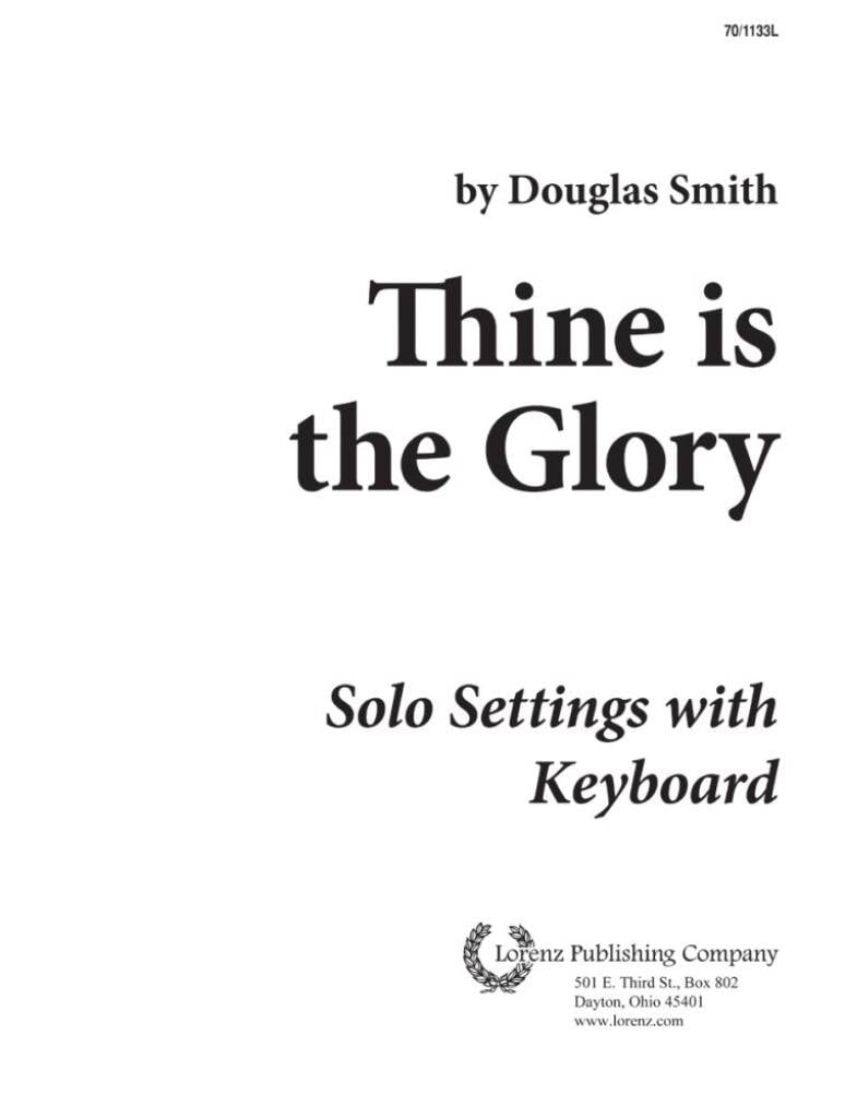 Thine Is The Glory