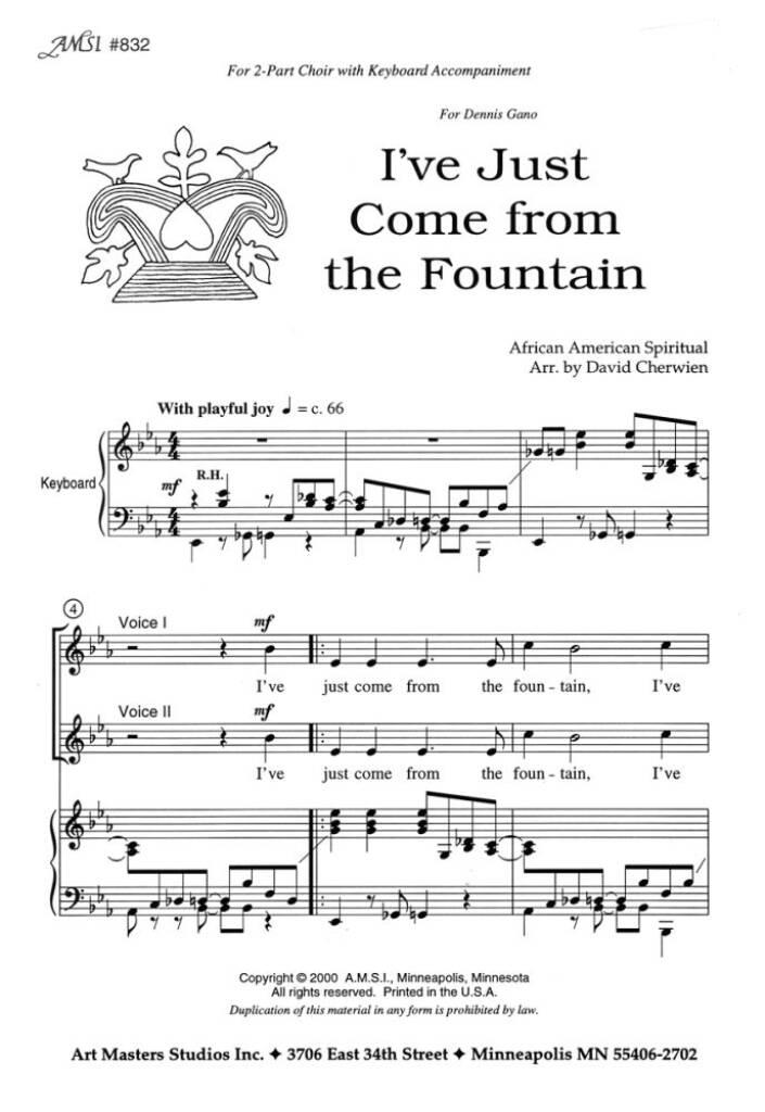 I've Just Come From The Fountain
