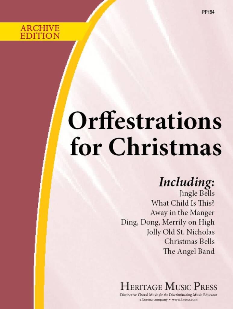 Orffestrations For Christmas, Vol. 1
