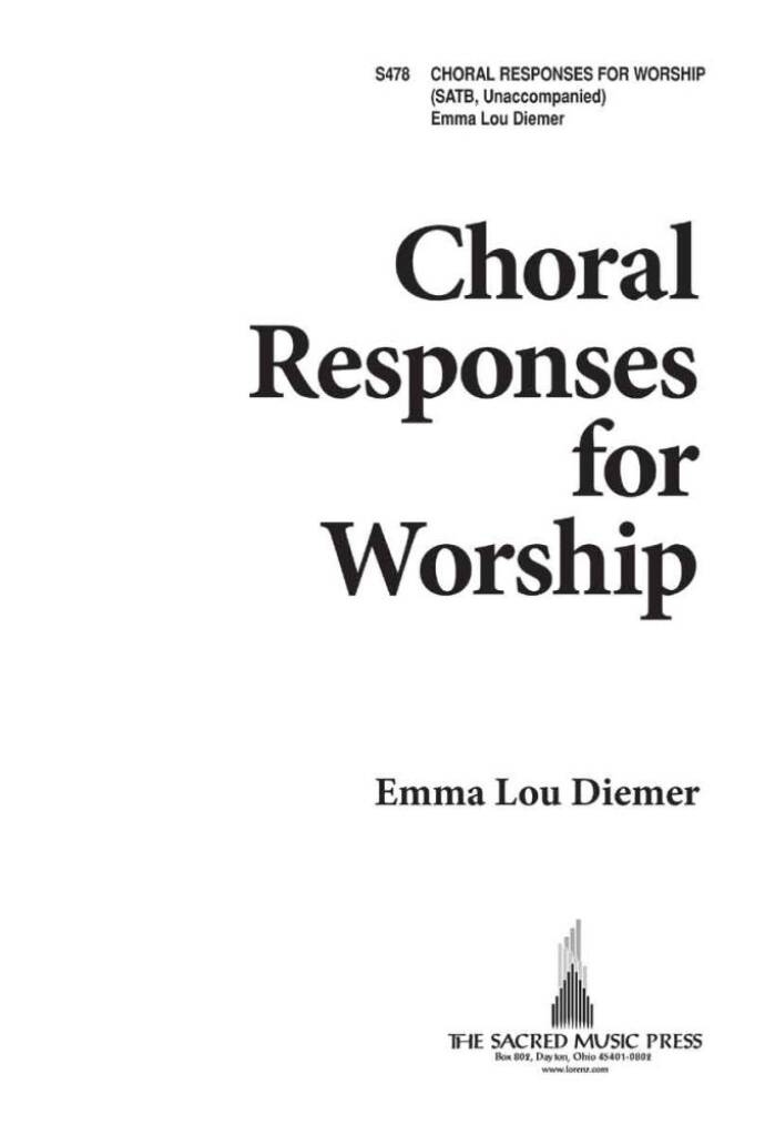Choral Responses For Worship