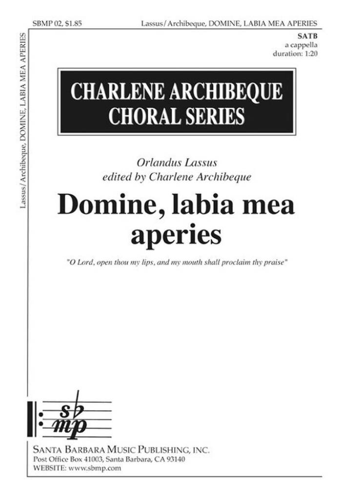 Domine, Labia Mea Aperies