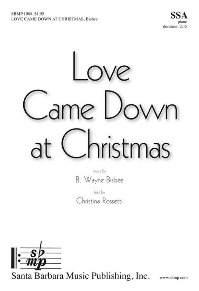 Love Came Down At Christmas