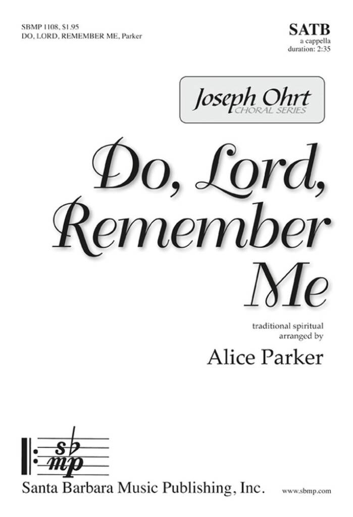 Do, Lord, Remember Me