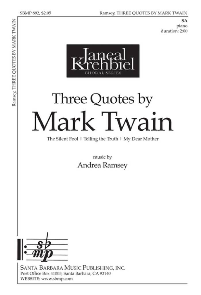 Three Quotes By Mark Twain
