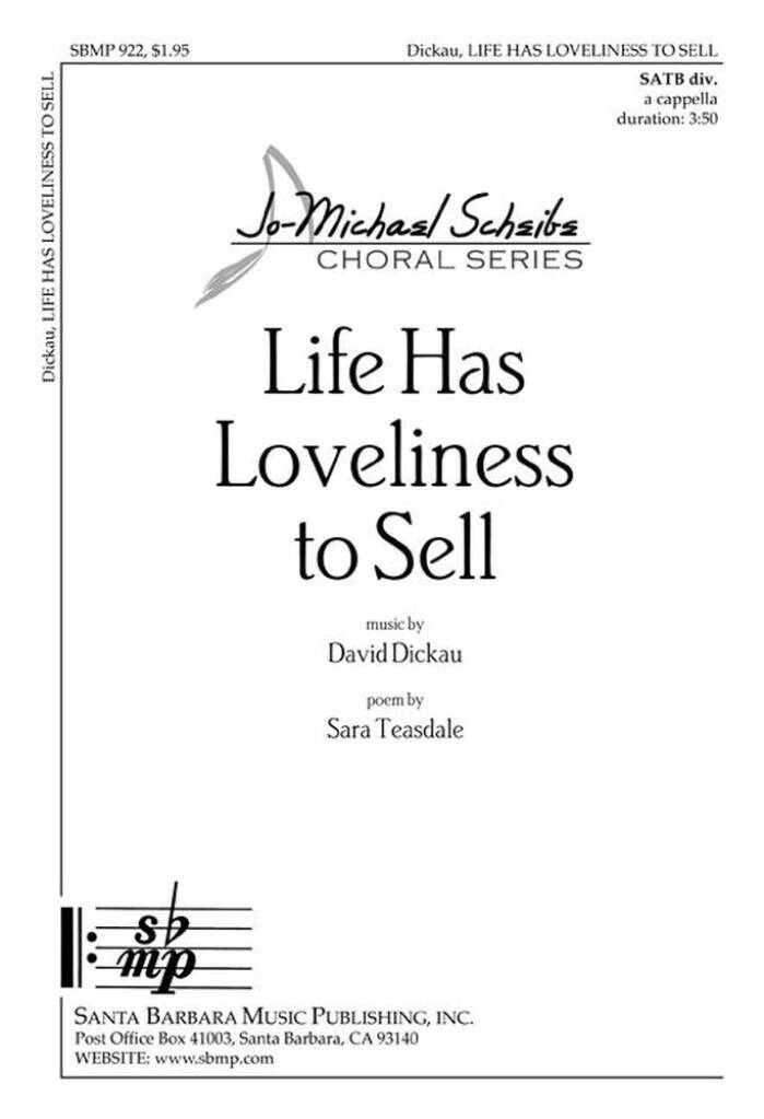 Life Has Loveliness To Sell