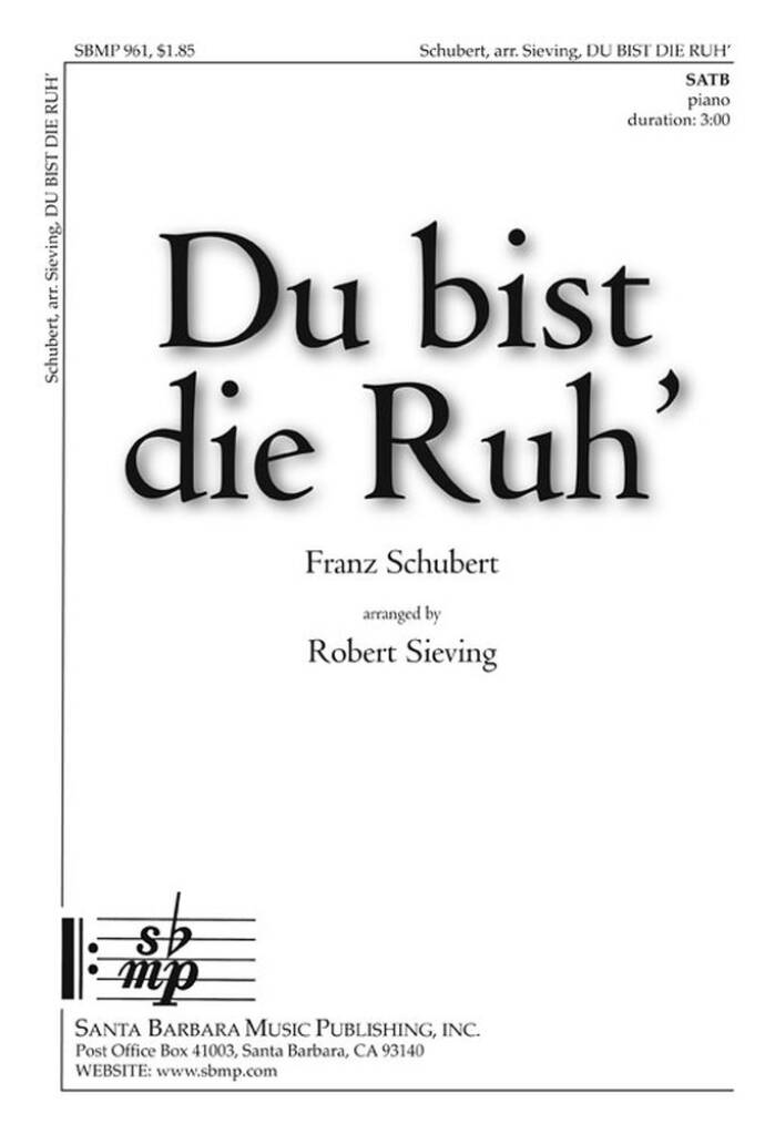 Du Bist Die Ruh?