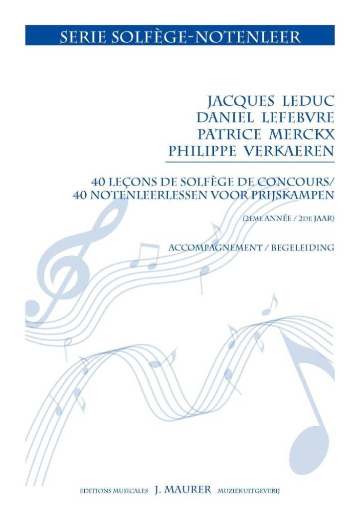 40 Prijskamp-notenleerlessen (2e jaar)(2 sleutels)