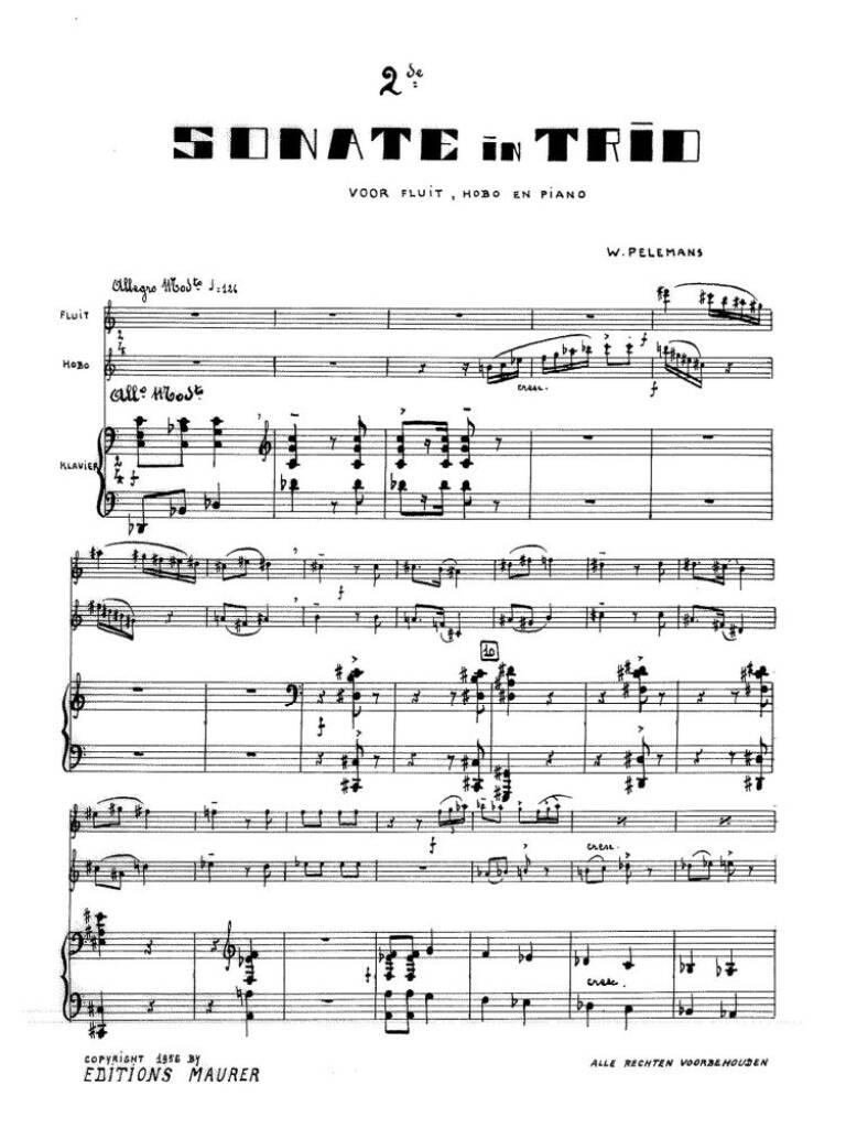 2d sonate in trio