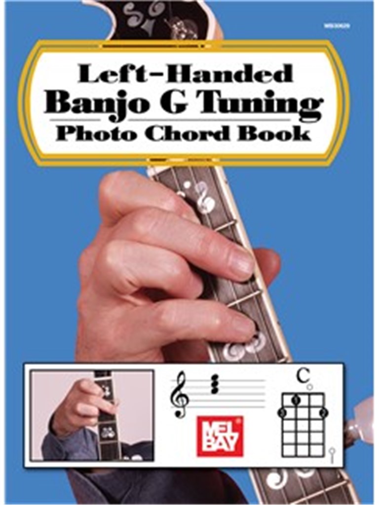 Left-Handed Banjo G Tuning Photo Chord Book