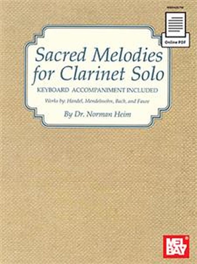 Sacred Melodies for Clarinet Solo