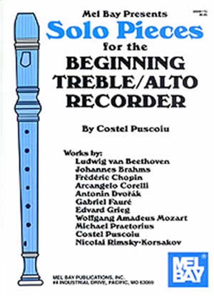 Solo Pieces Beginning Alto Recor