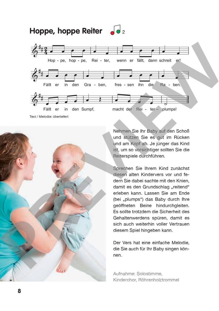 Musikgarten Für Babys 2 Heft 2