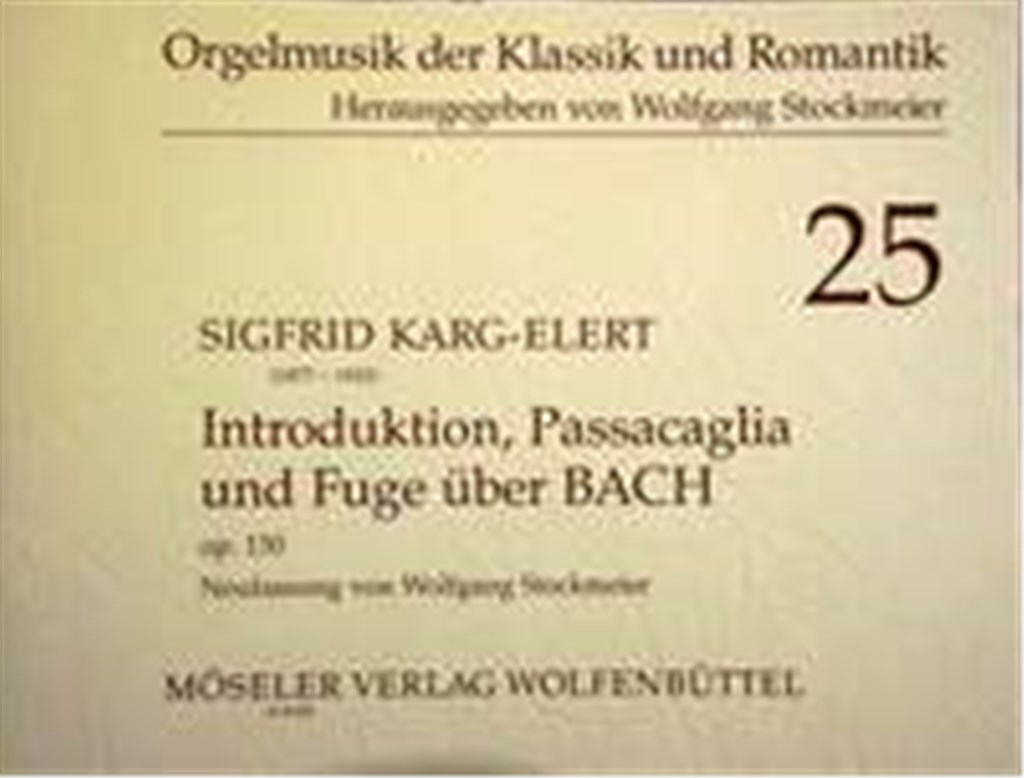 Introduktion, Passacaglia und Fuge über B-A-C-H
