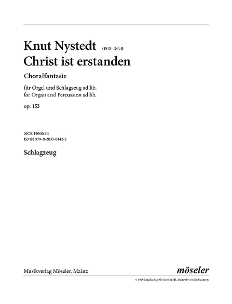 Christ ist erstanden op. 153