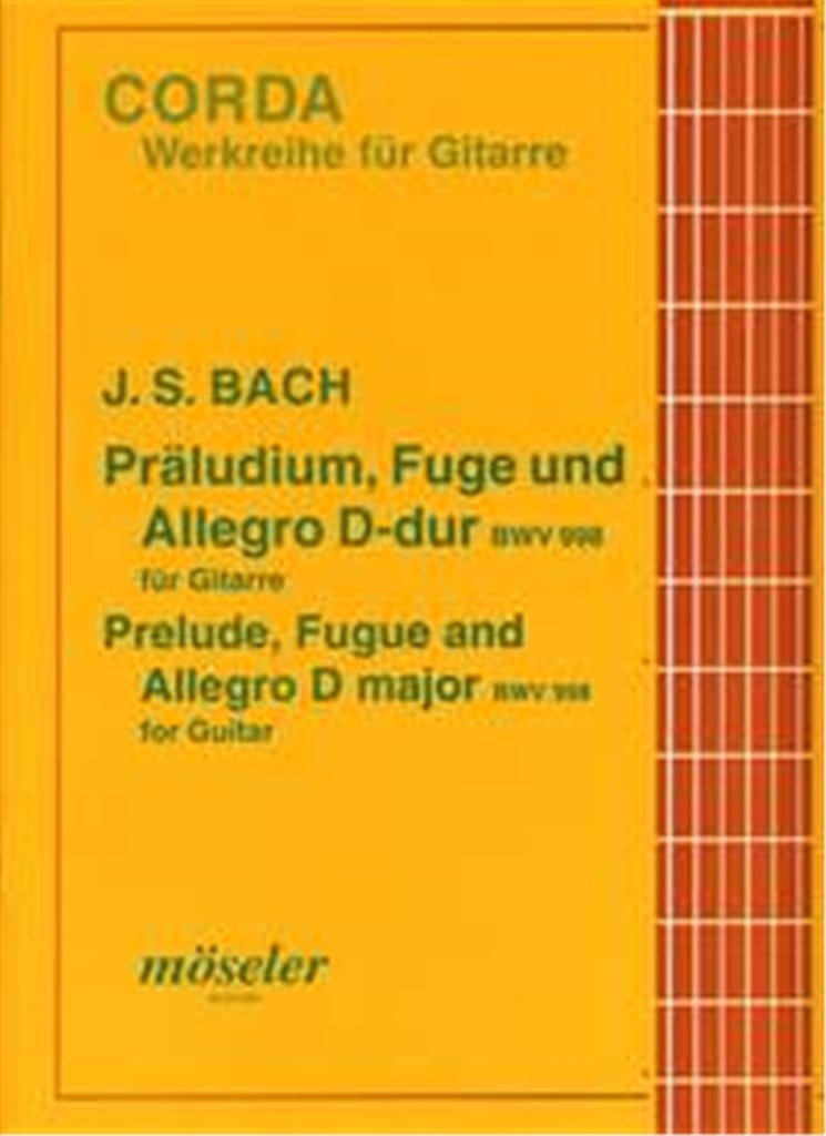 Präludium mit Fuge und Allegro D-Dur BWV 998