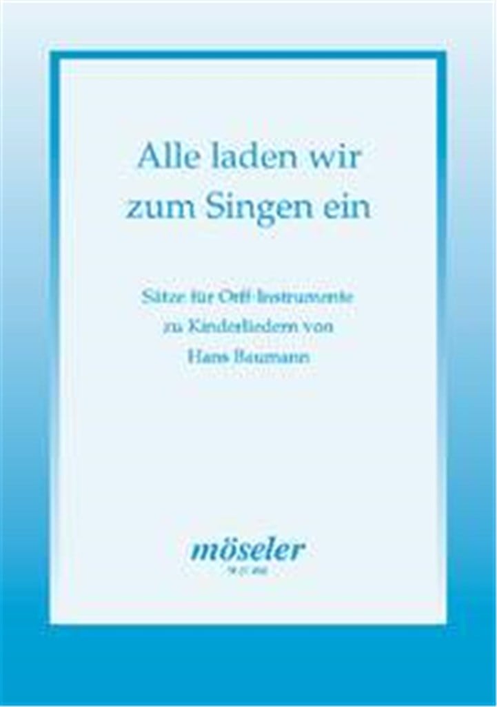 Alle laden wir zum Singen ein