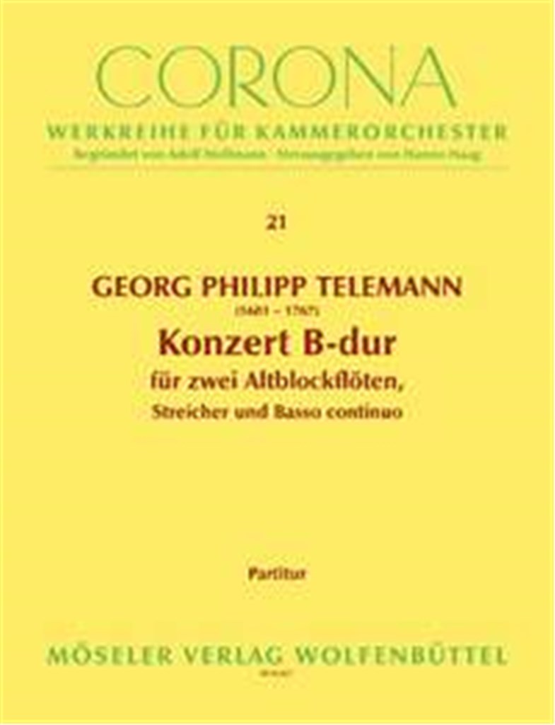 Konzert B-Dur TWV 52:B1