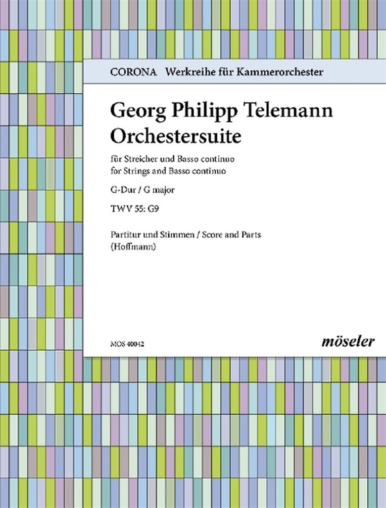 Orchestersuite G-Dur TWV 55:G9