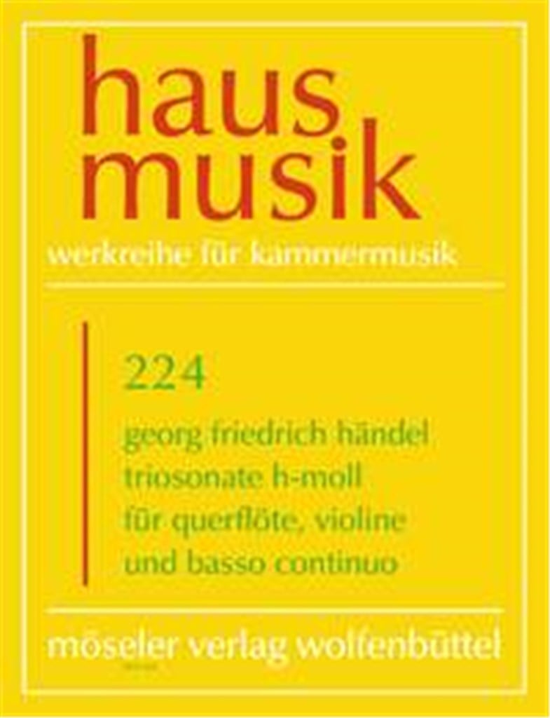 Triosonate h-Moll op. 2,1b HWV 386b
